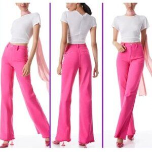 Alice + Olivia pink jeans